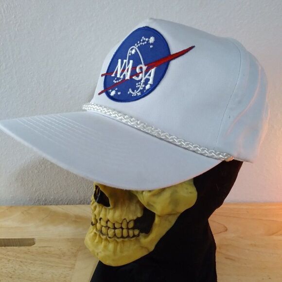 Vintage NASA Patch Rope Snap Back Hat Cap - Picture 3 of 10